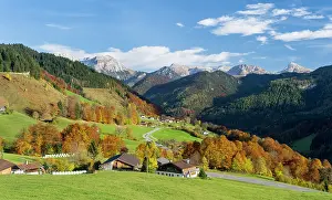 Gaudy: Landscape in the region Berchtesgadener