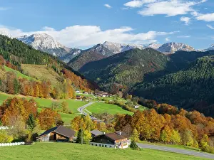 Gaudy: Landscape in the region Berchtesgadener