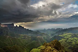 Basaltic: Landscape in the Semien Mountains National