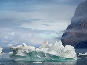 Fjord: Landscape in the Uummannaq Fjord, northwest of Greenland