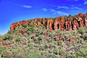 Table: Landscape on the Waterberg Plateau Namibia