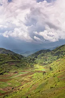 Sculptured: Landscapes around Kisoro, Kigezi. This area