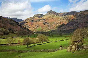 Lakeland: Langdale Pikes in autumn sunshine