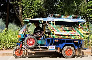 Motorcycle: Laos - Tuk-Tuk (motorcycle taxi) in Luang Prabang