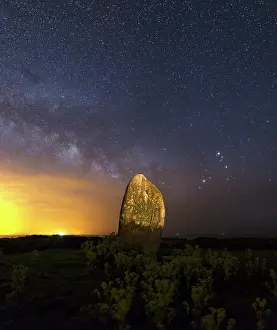 Milky: A large menhir stands on one of the highlights of