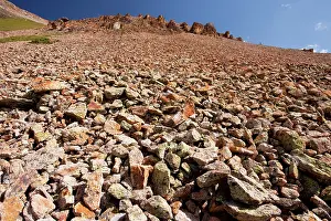 Porphyry: Large mountain scree slope at about 11, 000 feet