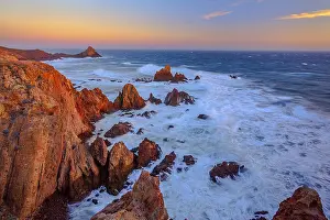 Nijar: Las Sirenas - famous rock cliffs and sea stacks