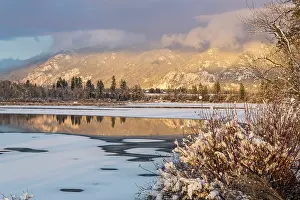 Slough: Late winter light on McWenneger Slough with