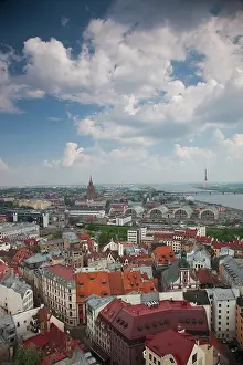 Vecriga: Latvia, Riga, Old Riga, Vecriga, elevated