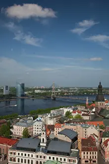 Vecriga: Latvia, Riga, Old Riga, Vecriga, elevated