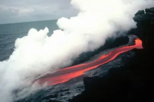 Hawai I: Lava Enters the Sea, Kilauea, Hawaii