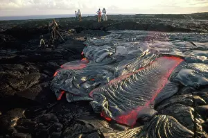 Basaltic: Lava Flow, Kilauea Volcano, Hawaii