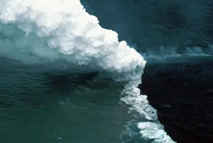 Kilauea: Lava Flows into the Sea, Kilauea, Hawaii