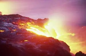 Hawai I: Lava Flows into the Sea, Kilauea, Hawaii