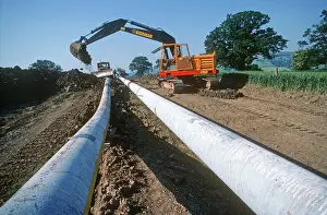 Pipes: Laying natural gas pipeline in AONB
