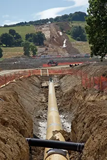 Pipes: Laying new natural gas pipeline