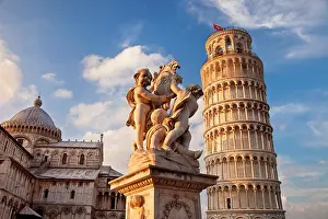 Angel: Leaning Tower of Pisa and Duomo Santa Maria