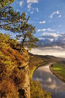 Sandstone: The Leopoldsnase viewpoint is a vantage point near R