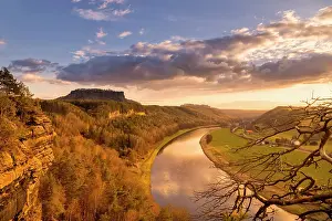 Sandstone: The Leopoldsnase viewpoint is a vantage point near R