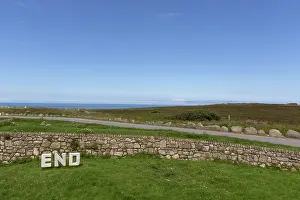 Word: Letters forming the word near Land's End, Cornwall