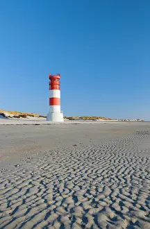 Seashore: Leuchtturm auf Insel Dune, Helgoland, Deutschland