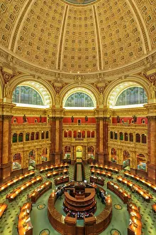Window: The Library of Congress, Washington, D.C, USA