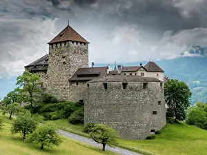 Ages: Liechtenstein - 16 June 2019: A view of the historic