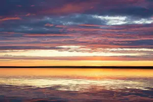 Liefdefjorden: Liefdefjorden at sunset - Svalbard - Norway