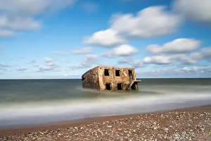 Lithuania: Liepaja, Lithuania - 21 August, 2021: ruins of Karosta