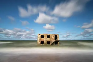Lithuania: Liepaja, Lithuania - 21 August, 2021: ruins of Karosta
