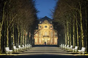 Roads: The light benches by artist Stefan Sous in the Hofgarten
