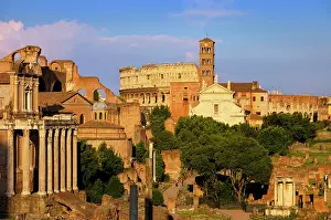 Imperial: The last light of sunset on the ruins of