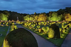 Walkway: Lighted Garden of Diane de Poitiers at Chateau