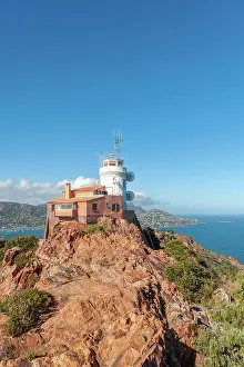 Dramont: Lighthouse at Cap du Dramont, Saint-Raphael, Var