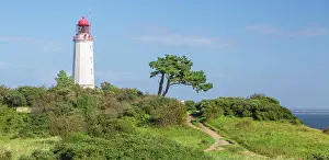 Hiddensee: Lighthouse Dornbusch on the island of Hiddensee
