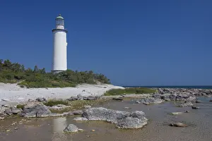 Gotland: Lighthouse Faroe at island Faroe - Gotland - Sweden