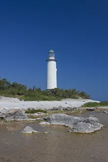 Gotland: Lighthouse Faroe at island Faroe - Gotland - Sweden