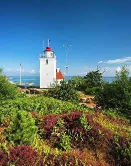 Heide: Lighthouse Hammerodde Fyr, also Hammer Odde Fyr