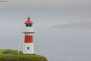 Torshavn: Lighthouse Skansin at the historic fortress - Torshavn