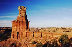 Attractions: The Lighthouse at sunset, Palo Duro Canyon State