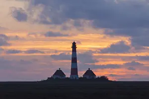 Lighthouses: Lighthouse Westerhever - National Park Waddensea - Germany