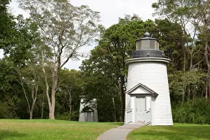 Direction: Two of the three lighthouses known as the Three