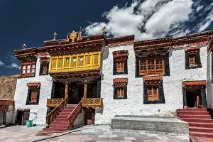 Tibet: Likir Gompa (Tibetan Buddhist monastery). Ladakh