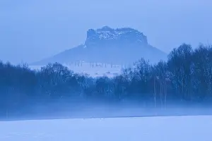 Table: Lilienstein in winter