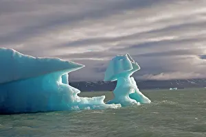 Krossfjord: Lilliehook Glacier. Krossfjorden, Svalbard, Spitzbergern