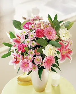 Lilium: Lily, Lilium Star Gazer, Floral arrangement with