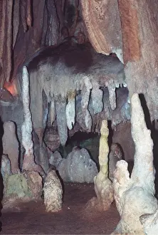 Ake Lindau: LIMESTONE CAVE - Stalagmites and stalactites