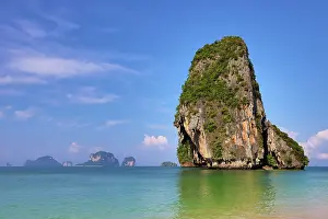 Paul Brown: Limestone cliffs of Phra Nang Beach, Krabi, Thailand