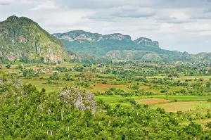 Vinales: The limestone cliffs of the Vinales Valley
