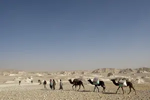 Monuments: Limestone formations White Desert Eastern Sahara Egypt